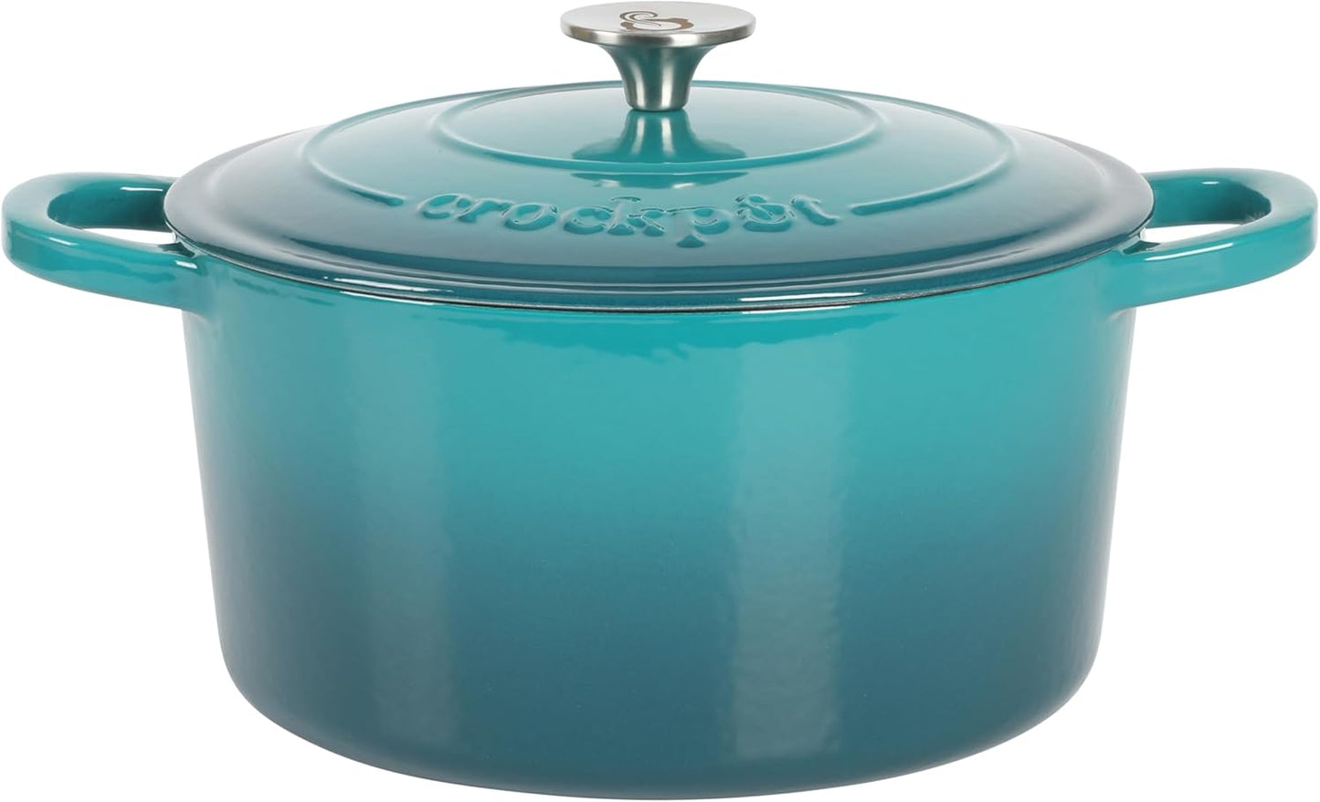 Crock-Pot 3 Quart Enameled Cast Iron Dutch Oven – Aqua - Select SC2041