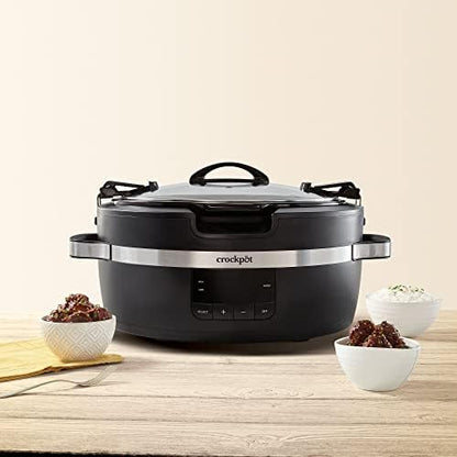 Crock-Pot Thermoshield 6 Quart Slow Cooker with Carry Handles - Select SC8758