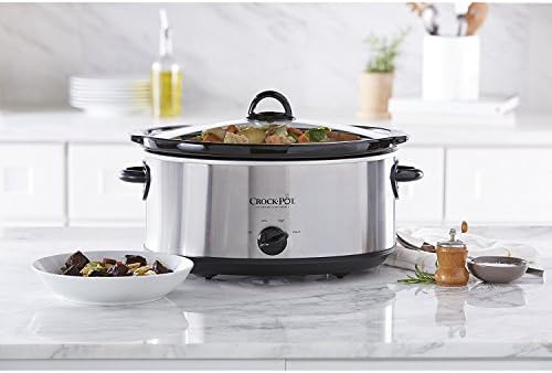Crock-Pot 7 Quart Oval Manual Slow Cooker – Stainless Steel - Select SC5049