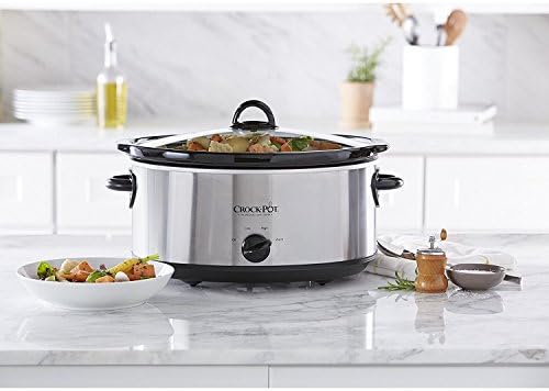Crock-Pot 7 Quart Oval Manual Slow Cooker – Stainless Steel - Select SC5049