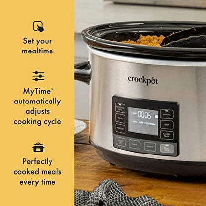 Crock-Pot 7 Quart Portable Programmable Slow Cooker with Timer - Select SC9152