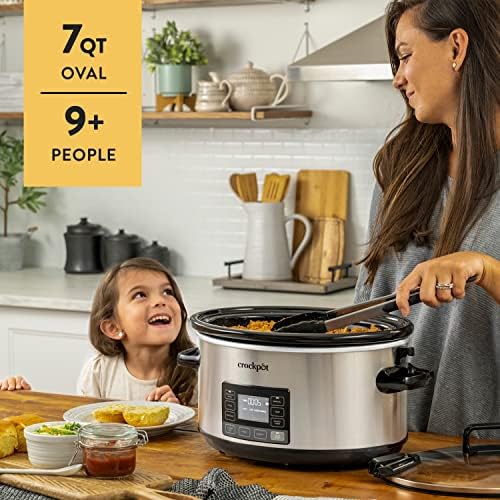Crock-Pot 7 Quart Portable Programmable Slow Cooker with Timer - Select SC9152
