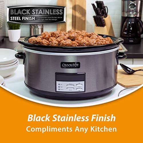 Crock-Pot 8 Quart Programmable Slow Cooker with Auto Warm - Select SC8941