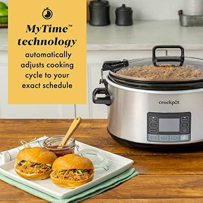 Crock-Pot 7 Quart Portable Programmable Slow Cooker with Timer - Select SC9152