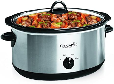 Crock-Pot 7 Quart Oval Manual Slow Cooker – Stainless Steel - Select SC5049