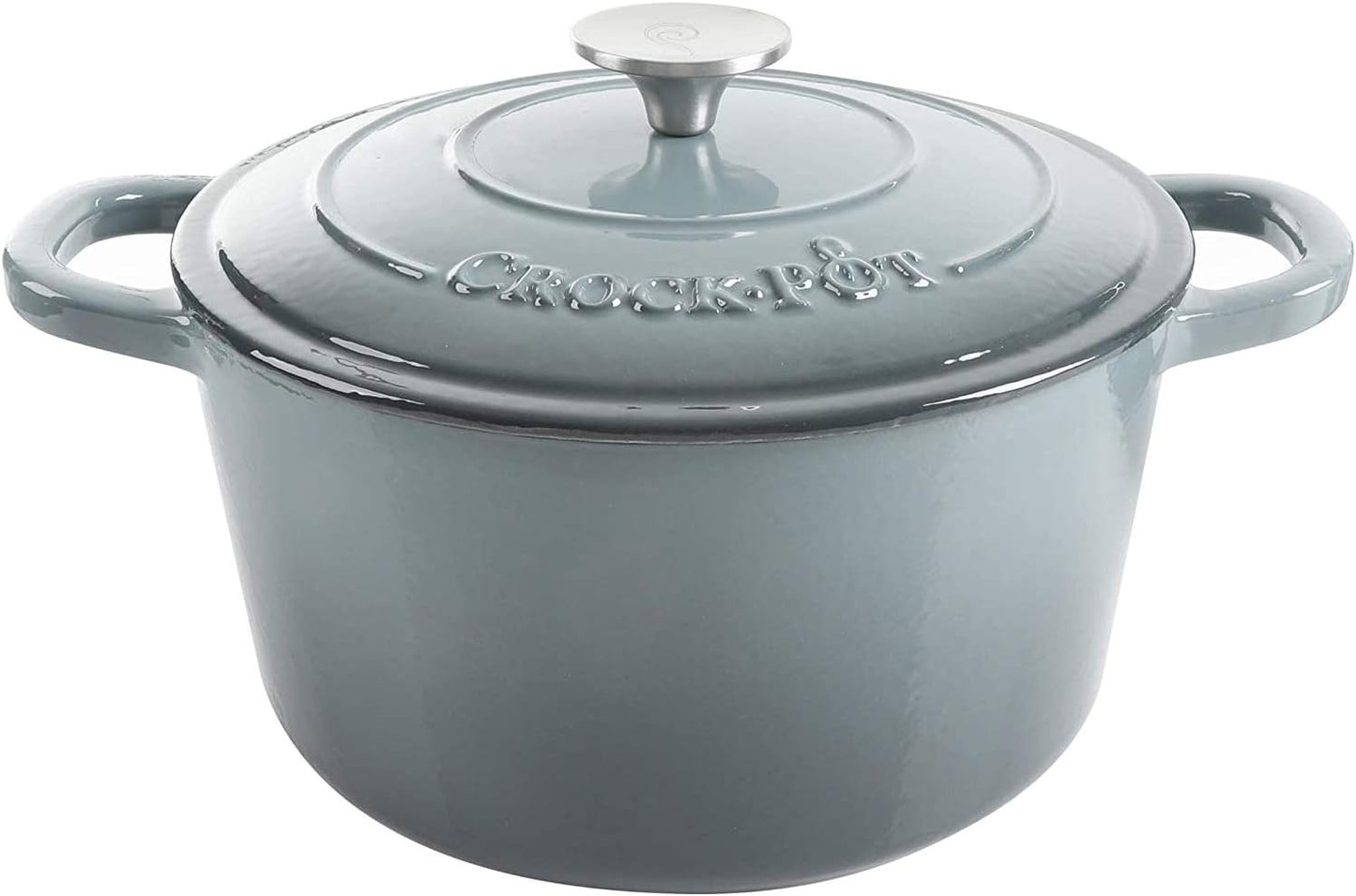 Crock-Pot 3 Quart Enameled Cast Iron Dutch Oven – Aqua - Select SC2041