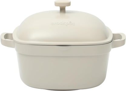 Crock-Pot 3 Quart Enameled Cast Iron Dutch Oven – Aqua - Select SC2041