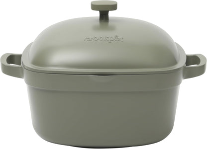 Crock-Pot 3 Quart Enameled Cast Iron Dutch Oven – Aqua - Select SC2041