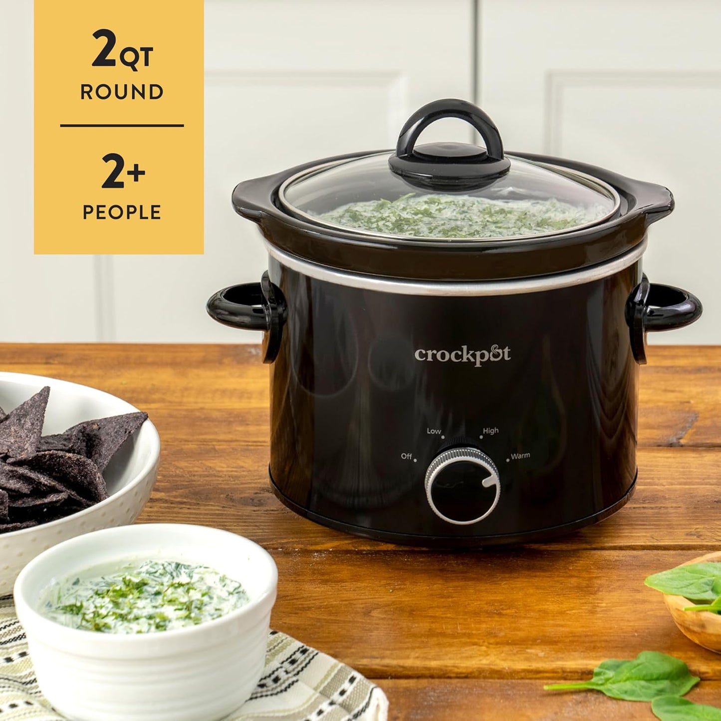 Crock-Pot 2 Quart Mini Slow Cooker – Classic Compact Cooker - Select SC1042