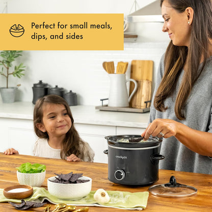 Crock-Pot 2 Quart Mini Slow Cooker – Classic Compact Cooker - Select SC1042