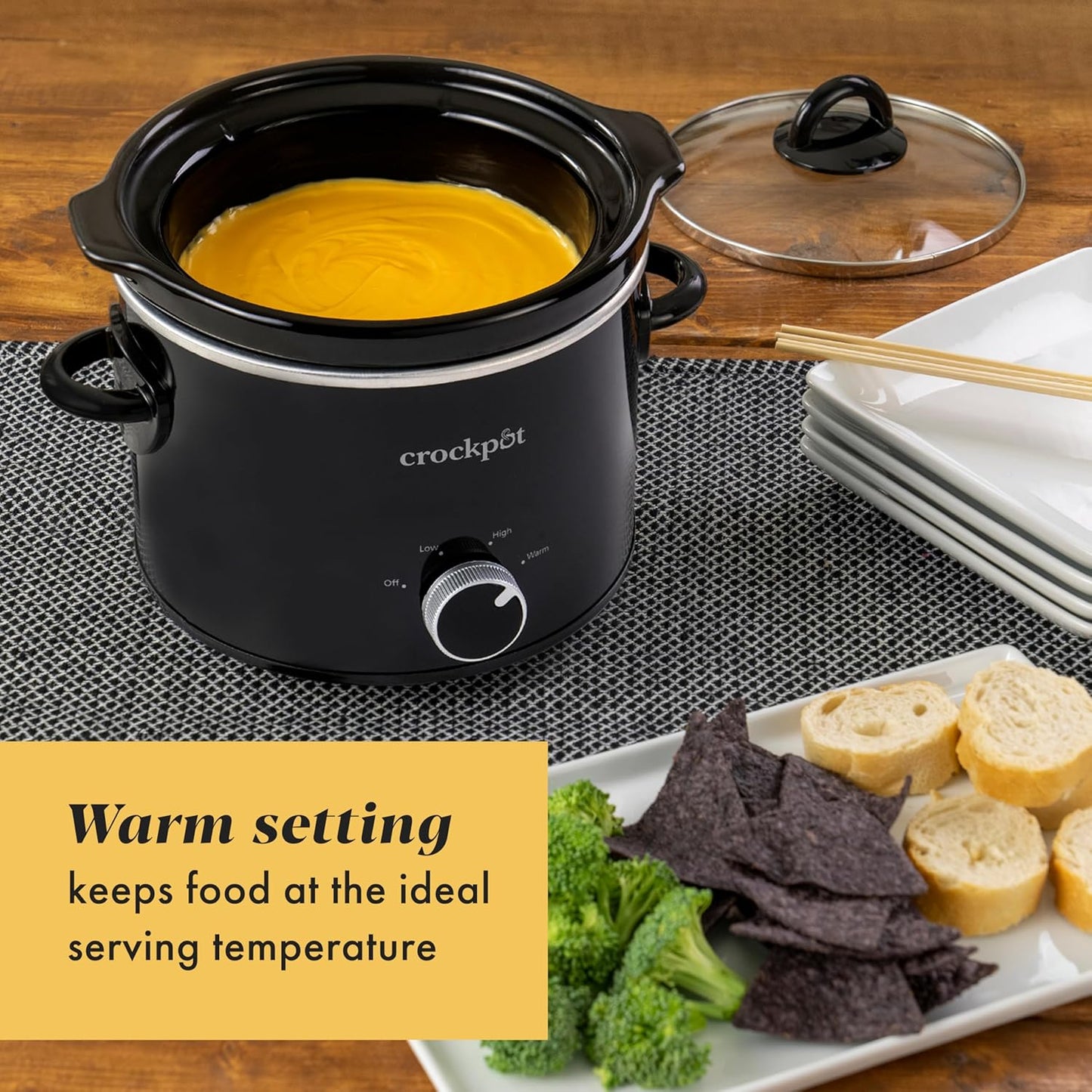 Crock-Pot 2 Quart Mini Slow Cooker – Classic Compact Cooker - Select SC1042